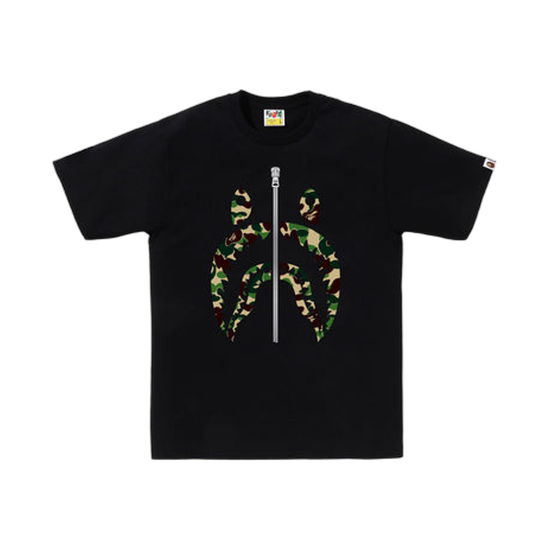 - BAPE ABC Camo Shark T-Shirt Black Green