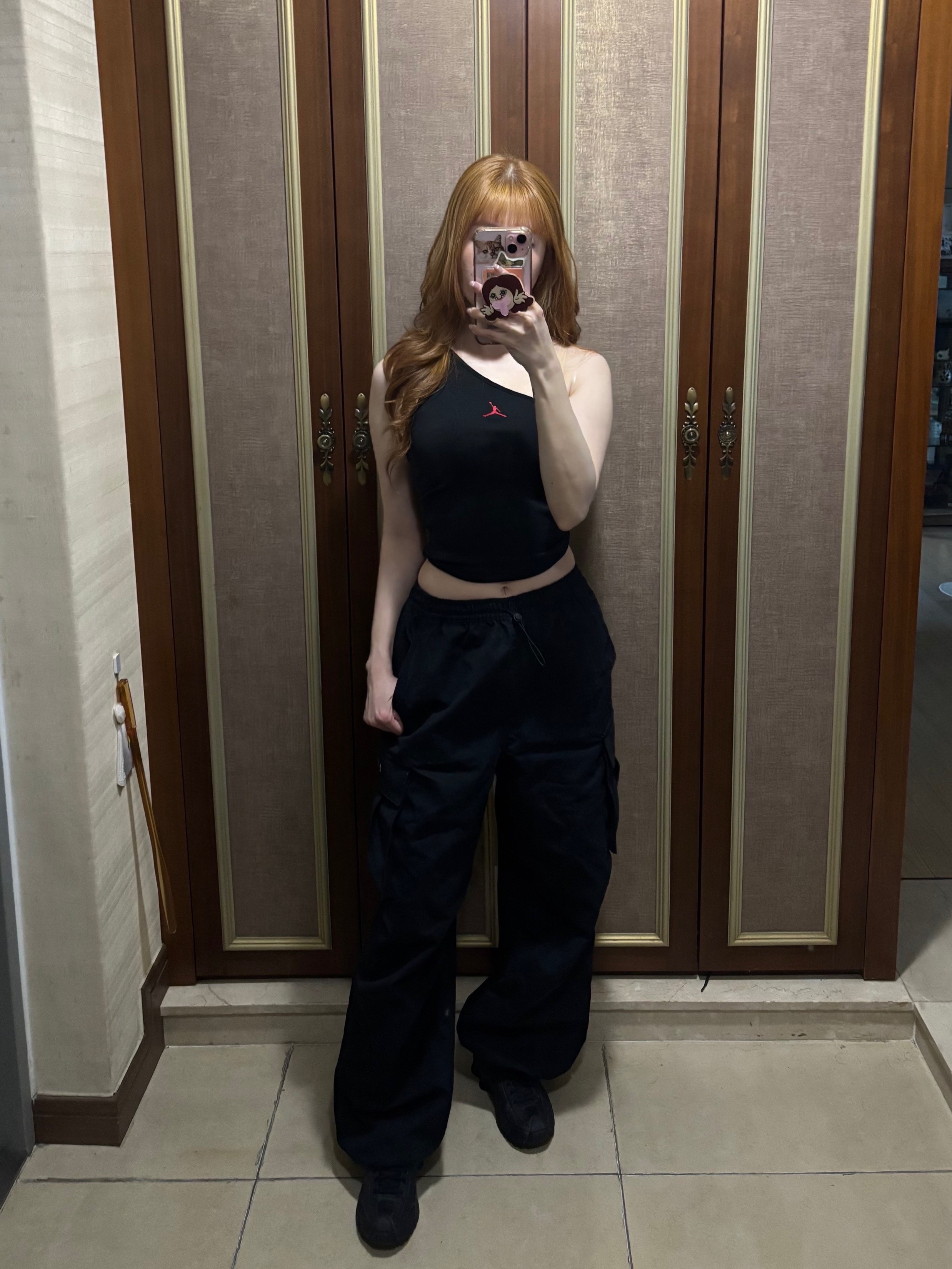 (W) Nike Shox R4 Black 착용 스타일 - 8