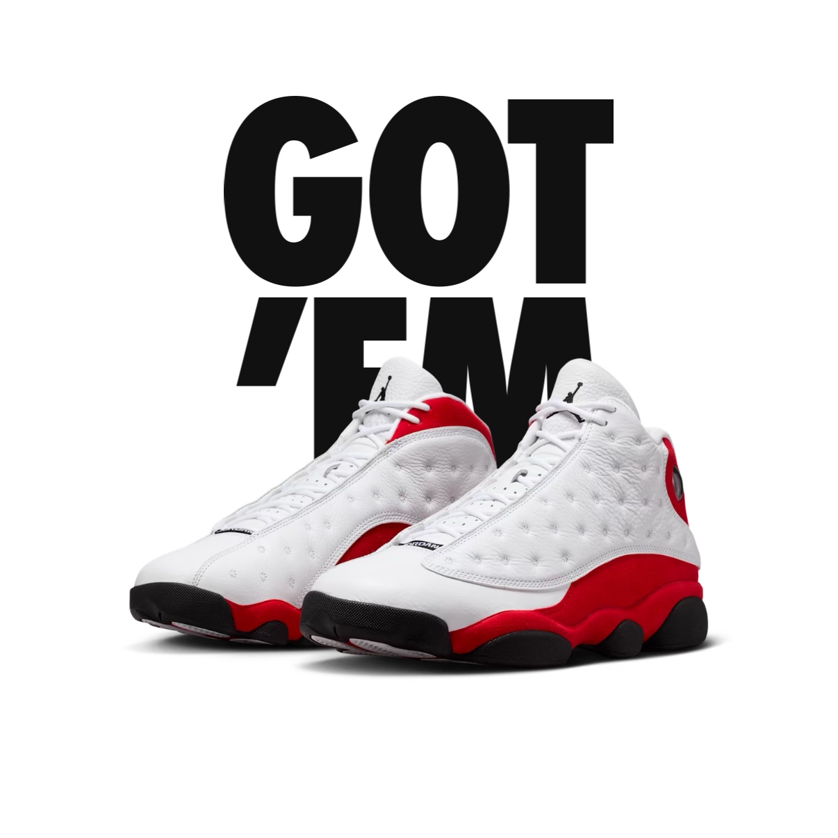 Jordan 13 Retro White and University Red 착용 스타일