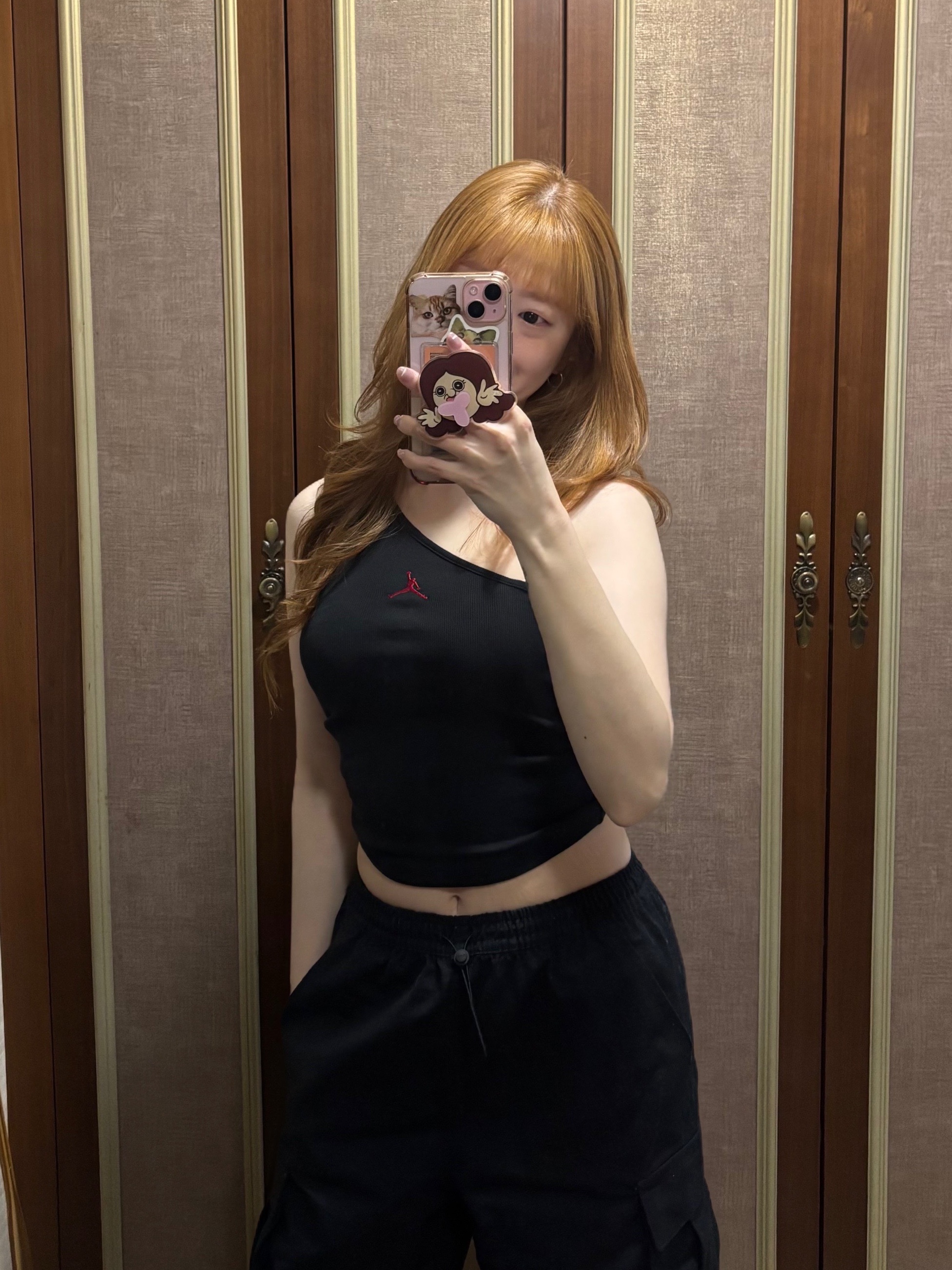 (W) Nike Shox R4 Black 착용 스타일 - 5