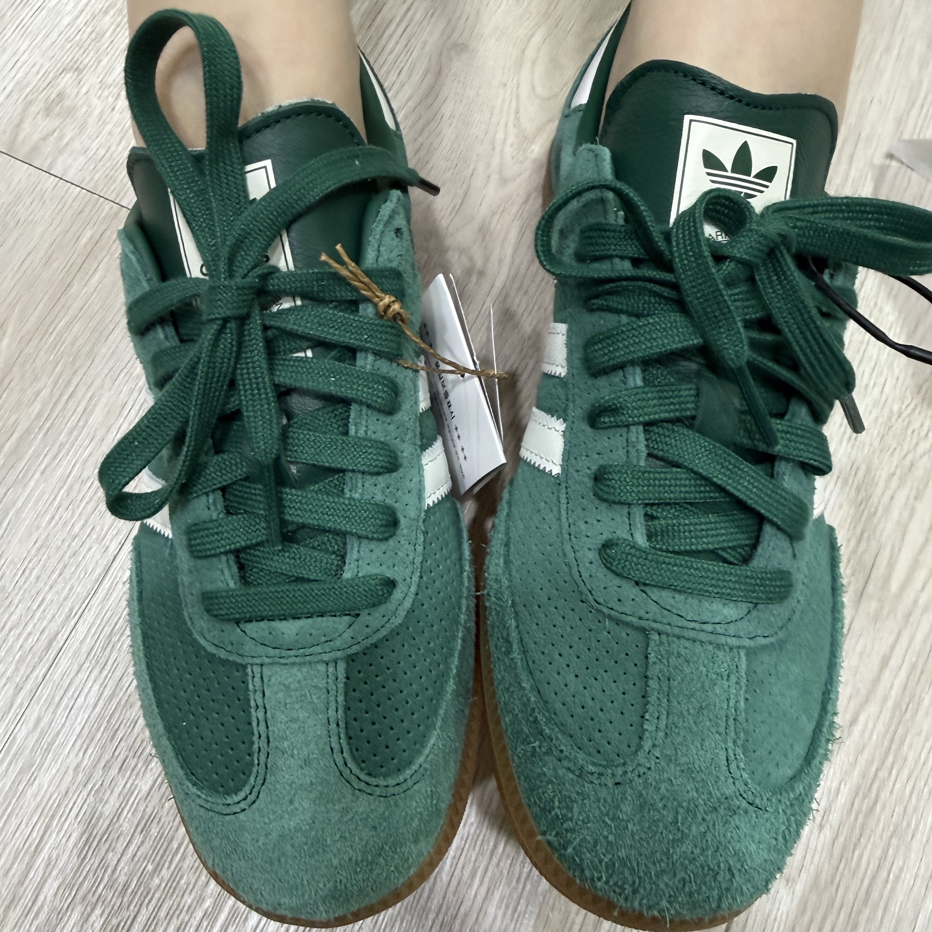 Adidas Samba OG Collegiate Green 착용 스타일 - 2