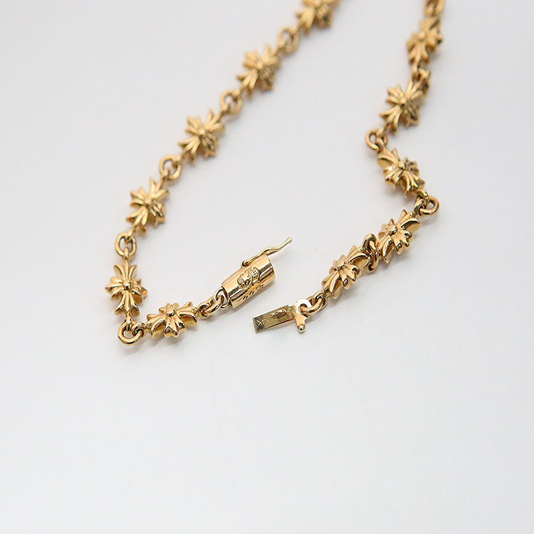 한스룸 크롬하츠 22K 타이니 ECH PLS 팔찌 13링크(Hansroom Chrome Hearts 22K Tiny ECH PLS Bracelet 13 Link) - 4