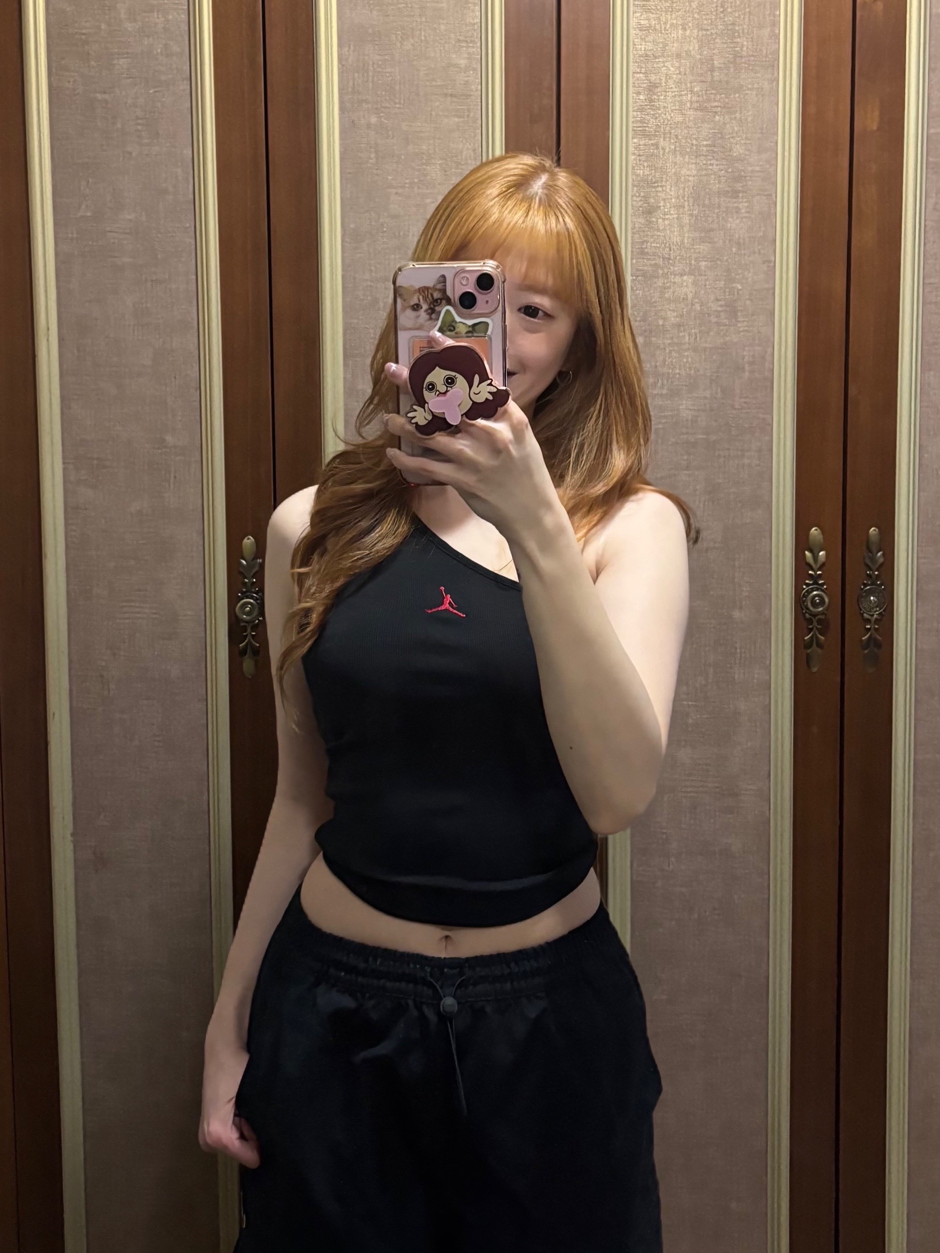 (W) Nike Shox R4 Black 착용 스타일 - 6