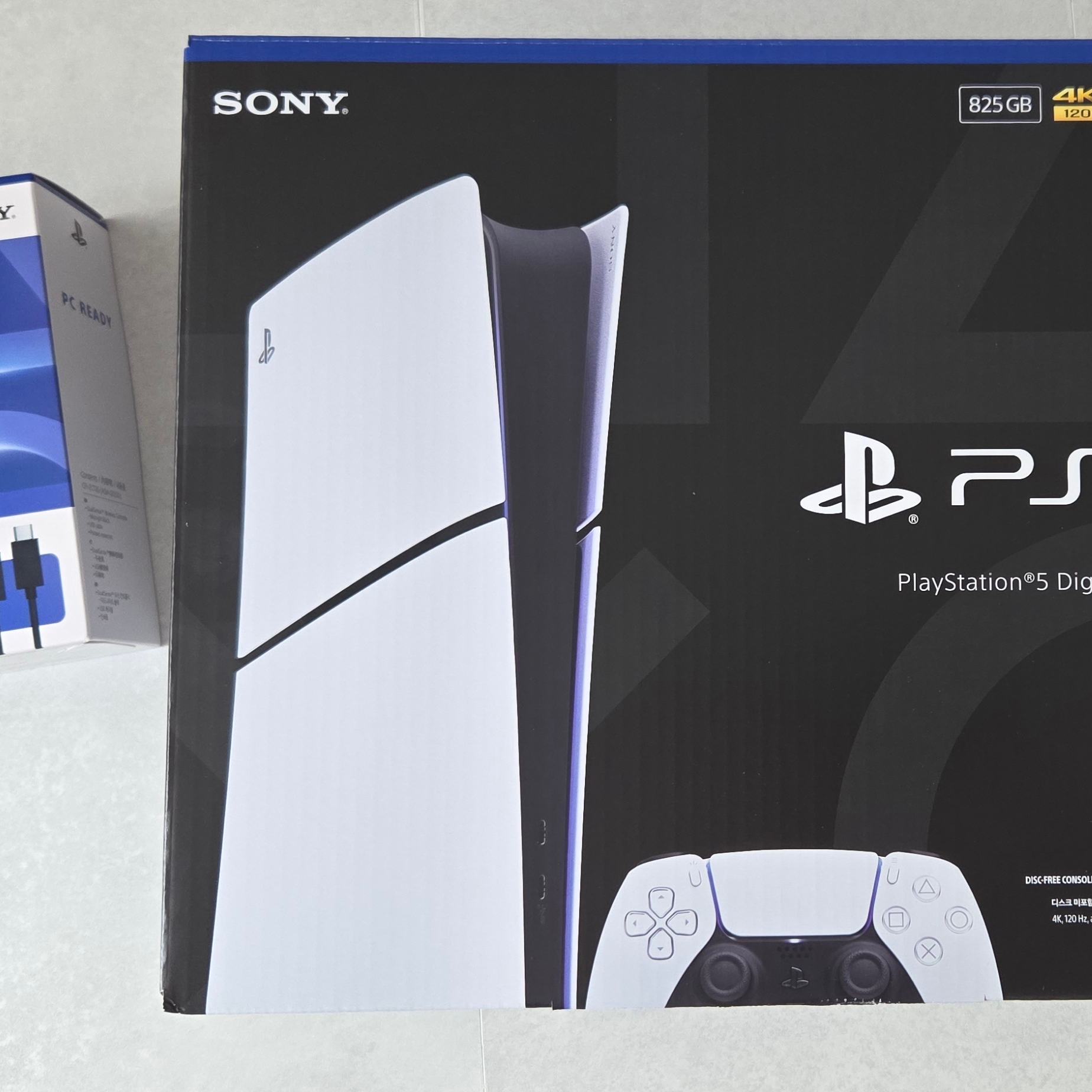 PlayStation 5 DualSense Wireless Controller Midnight Black + USB Cable for PC 착용 스타일 - 4