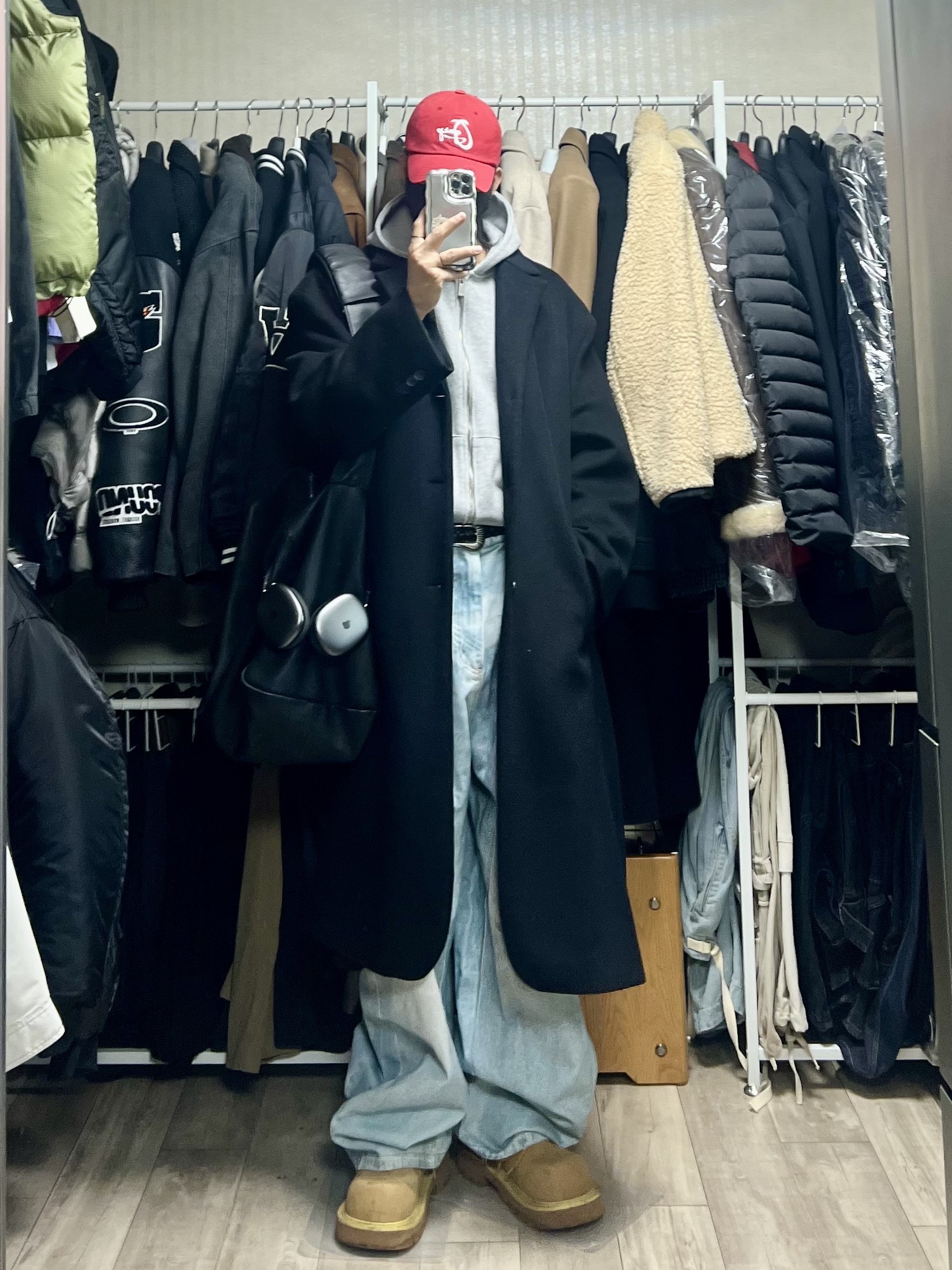 SOULESURES BOLD BELUGA Dune Camel 착용 스타일