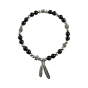 December Ten Onix Beads Bracelet