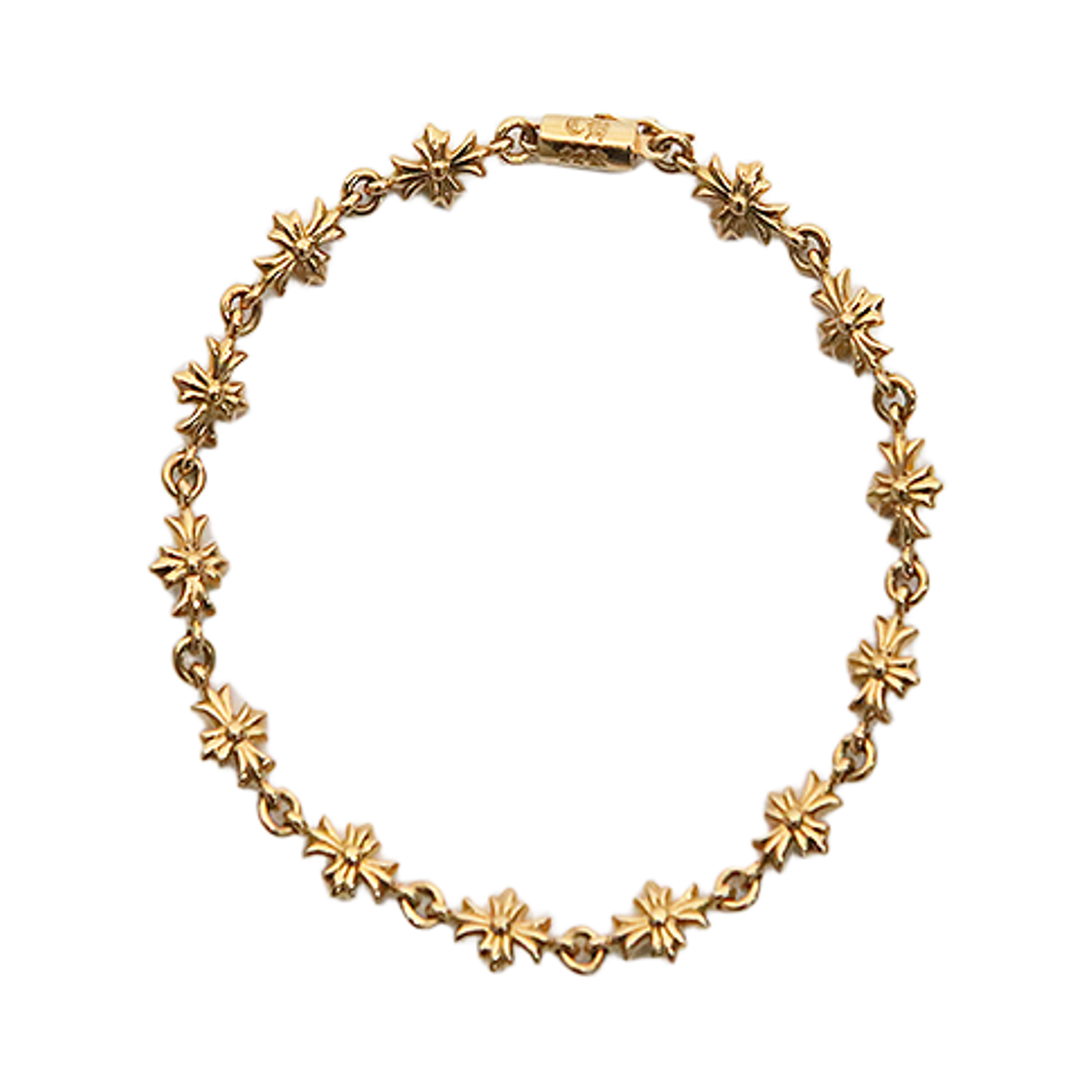 한스룸 크롬하츠 22K 타이니 ECH PLS 팔찌 13링크(Hansroom Chrome Hearts 22K Tiny ECH PLS Bracelet 13 Link) - 1