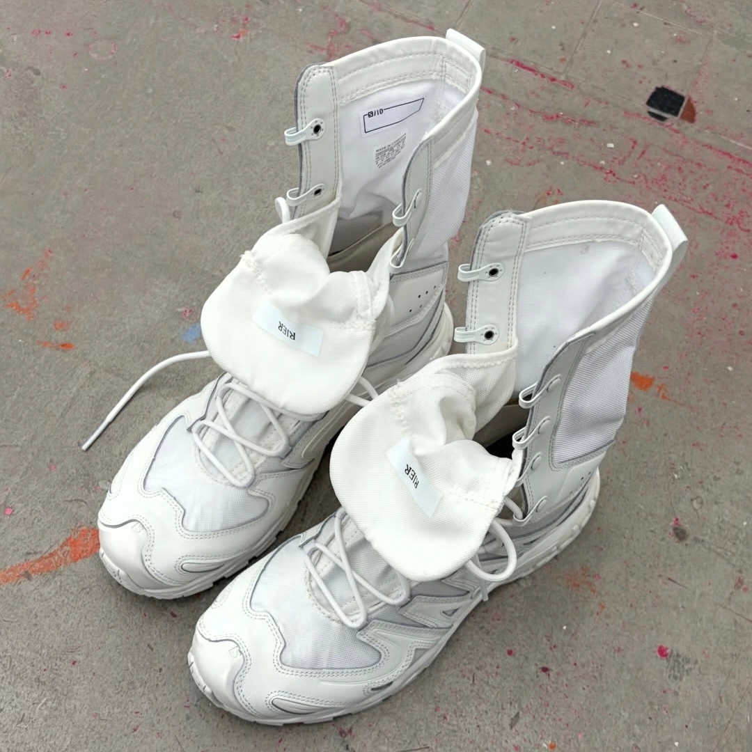 Salomon x Rier XA Jungle White 착용 스타일