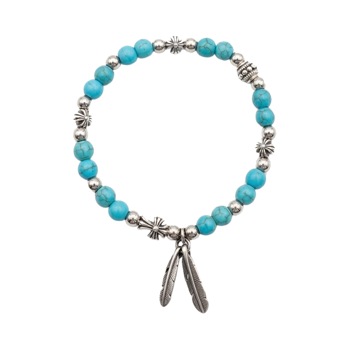 디셈버텐 터키석 비즈 브레이슬릿(December Ten Turquoise Beads Bracelet)