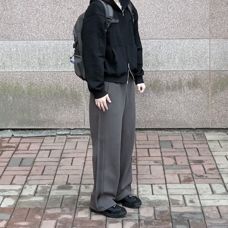 Kinchi x Vatoz Zig Grey, Thisisneverthat Sp Backpack 29 Black 착용 스타일 - 3
