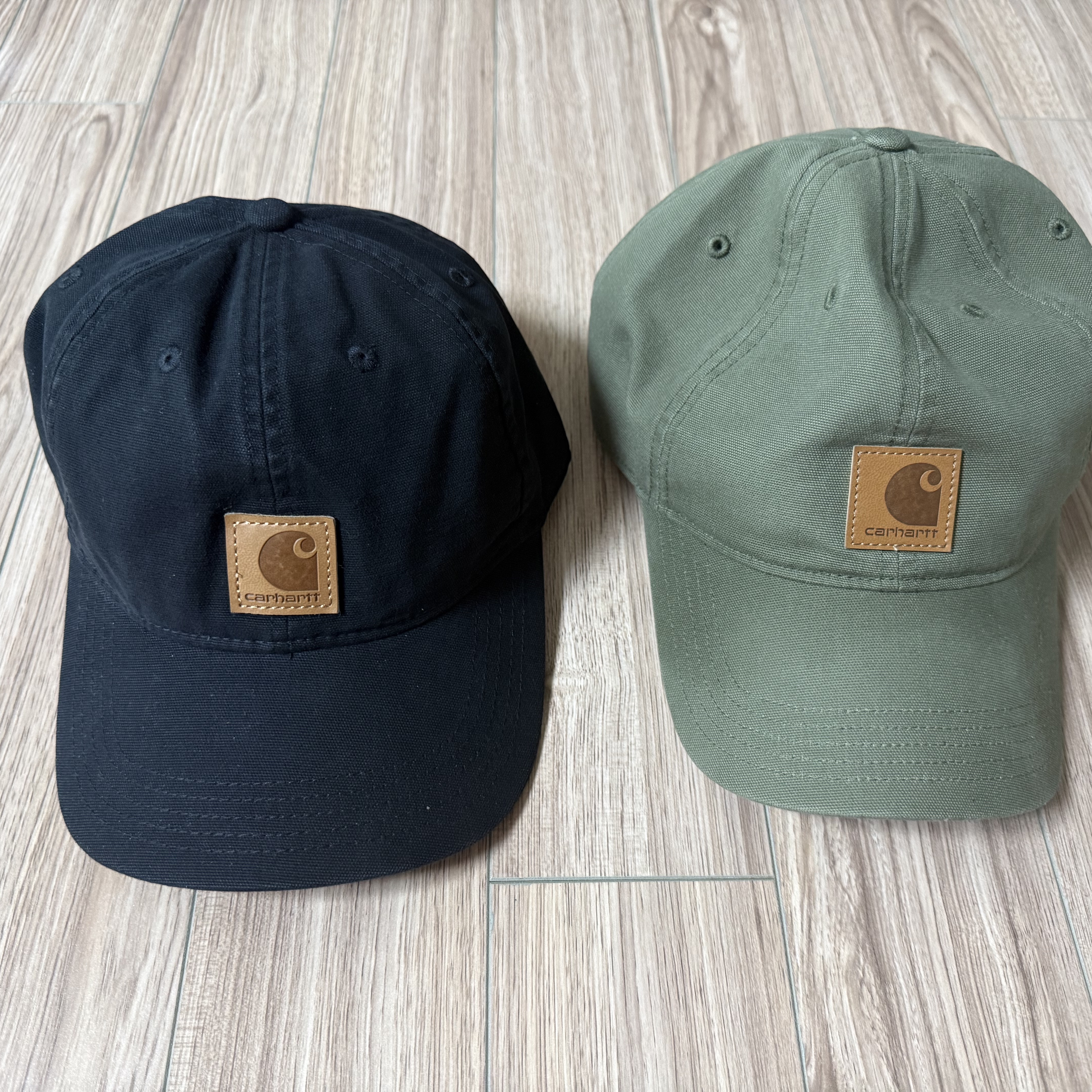 Carhartt Canvas Cap Black, Carhartt Canvas Cap Army Green 착용 스타일 - 3