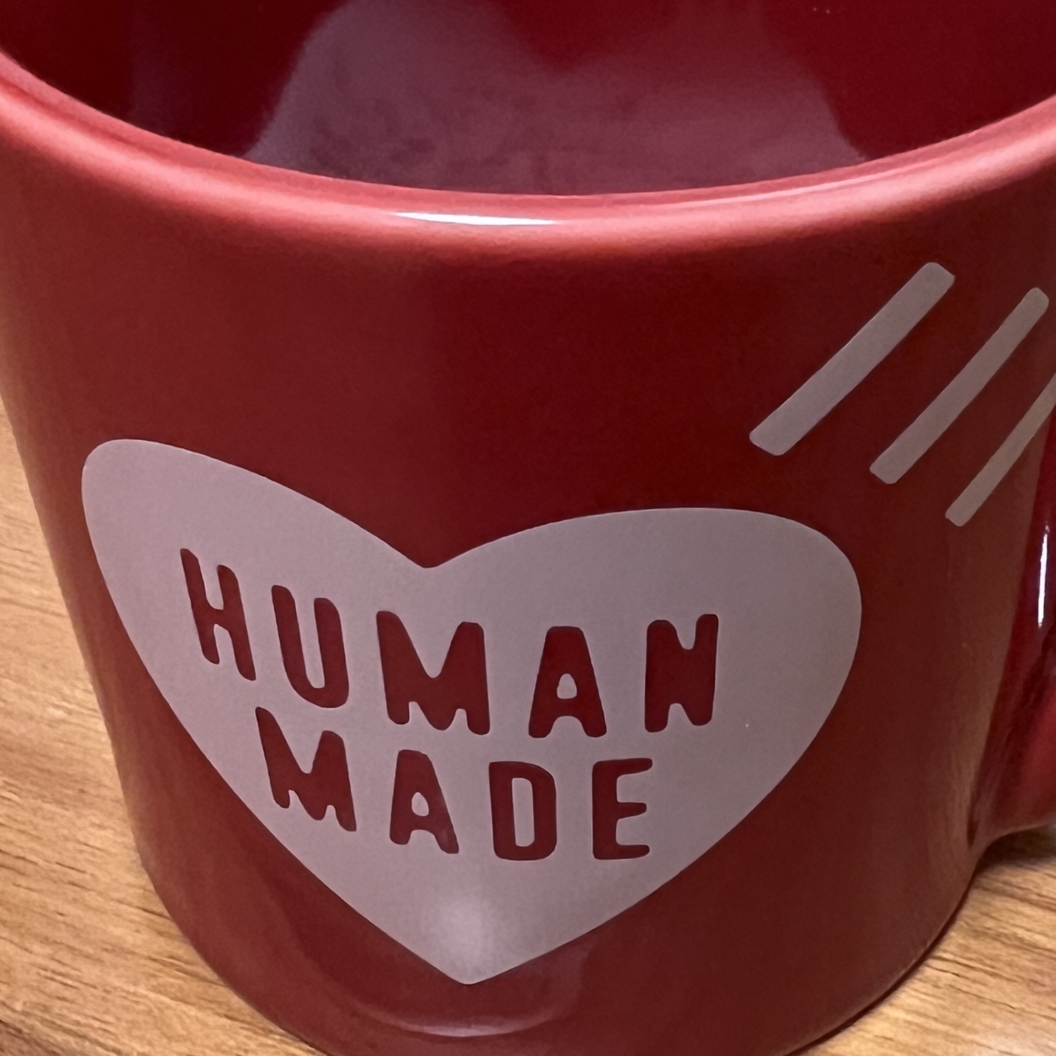 Human Made Coffee Mug Red 착용 스타일