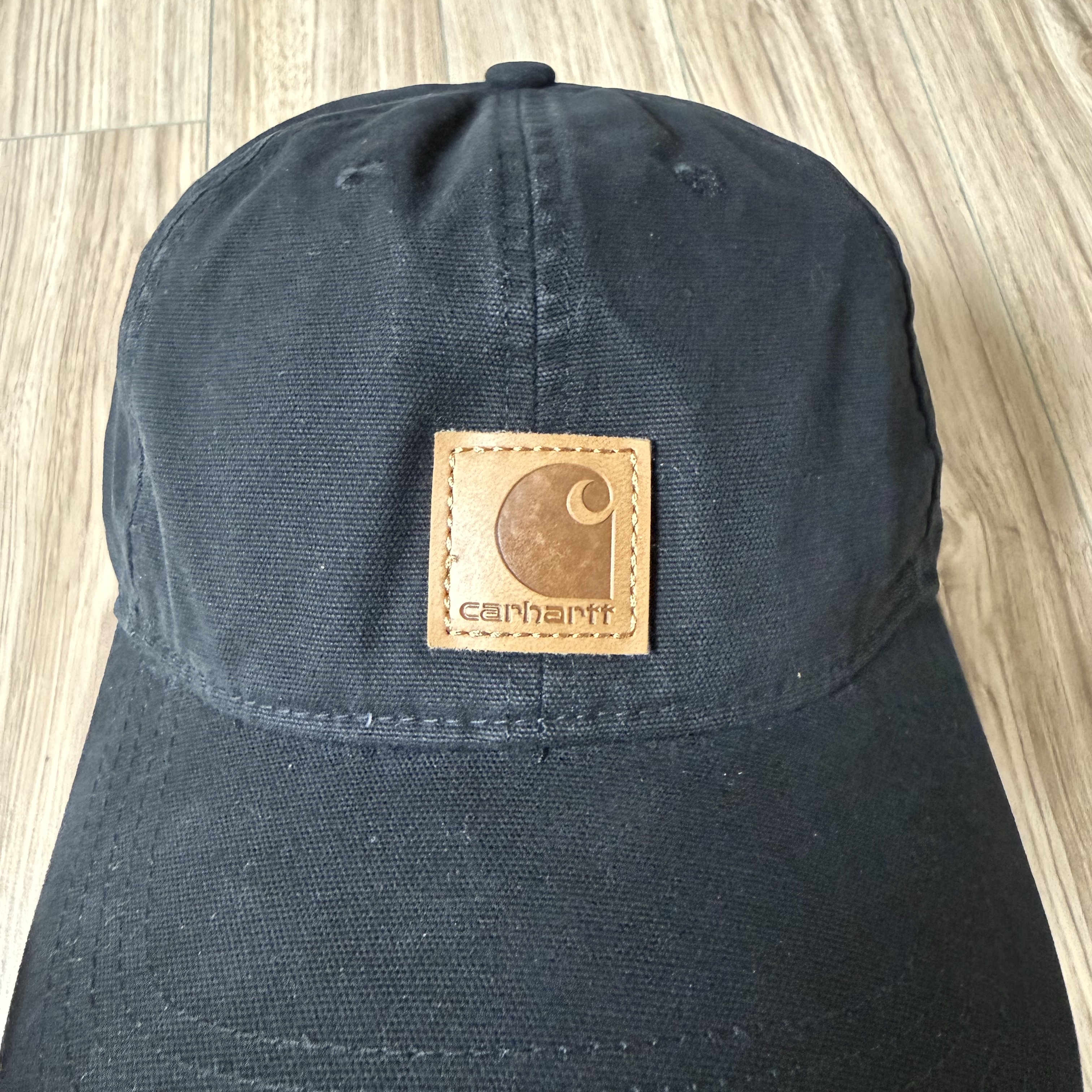 Carhartt Canvas Cap Black, Carhartt Canvas Cap Army Green 착용 스타일 - 2