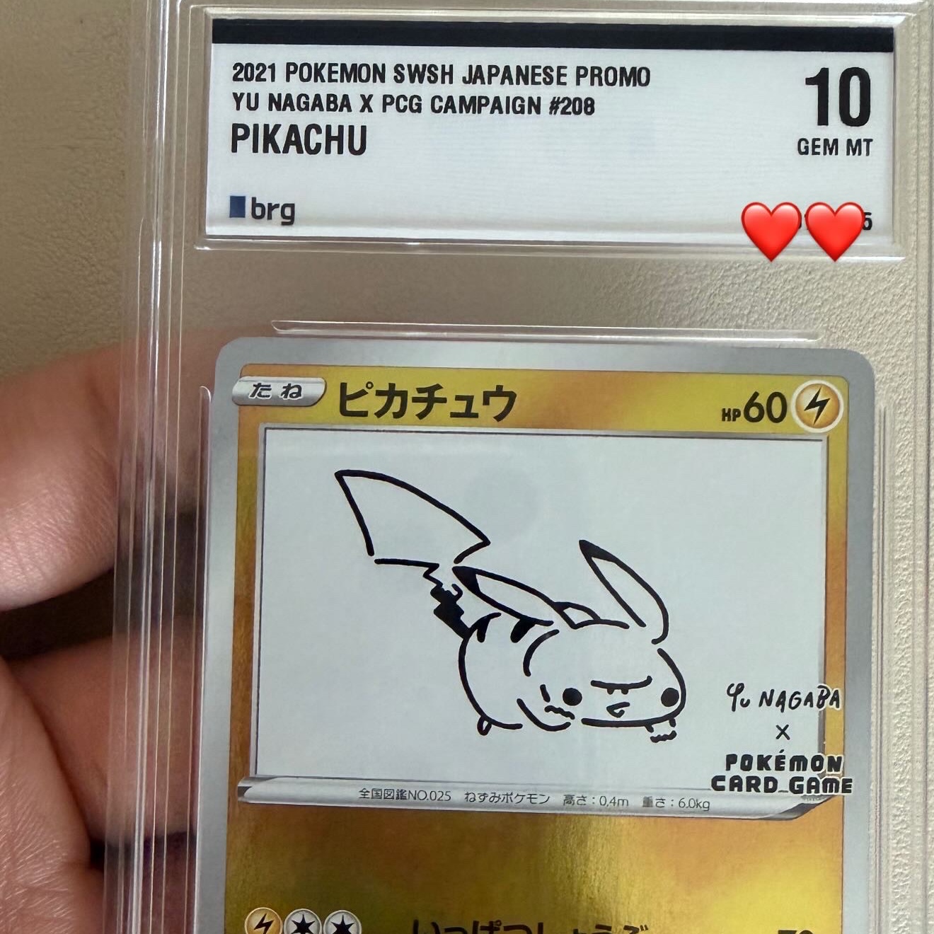 Pokemon TCG Pikachu P Yu Nagaba Sword & Shield Promos (Japanese Ver.) 착용 스타일