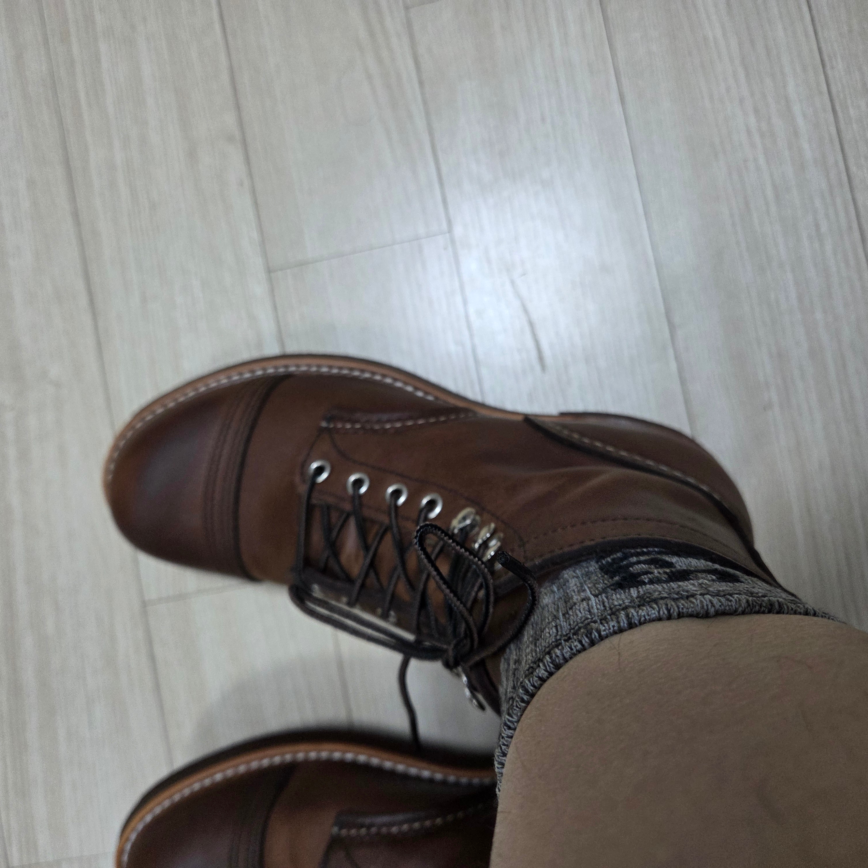 Red Wing Iron Ranger 8111 Amber Harness - D 착용 스타일 - 2