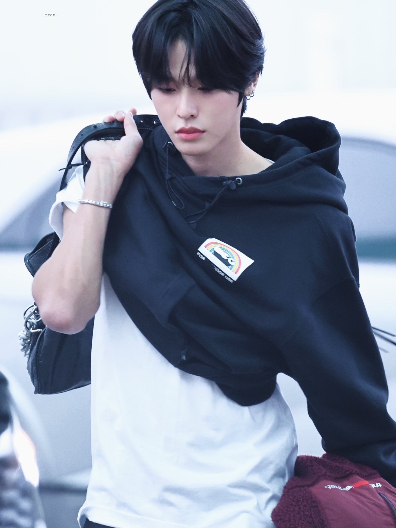 Nike ACG Graphic Pullover Hoodie Black - Asia 착용 스타일 - 1