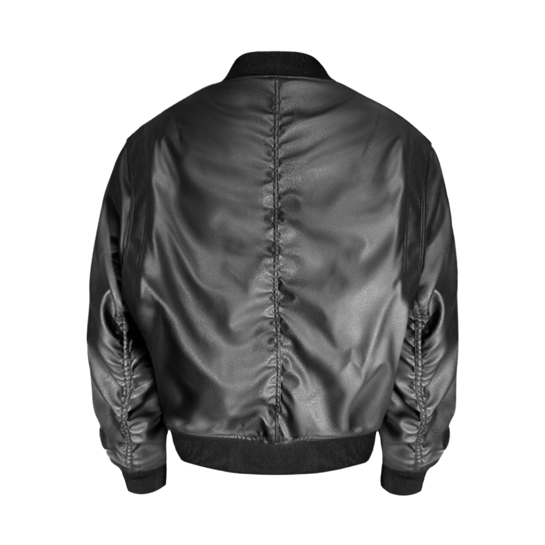 에이엑스커넥션 택티컬 크랙 레더 봄버 자켓(AX CONNECTION Tactical Cracked Leather Bomber Jacket) - 2