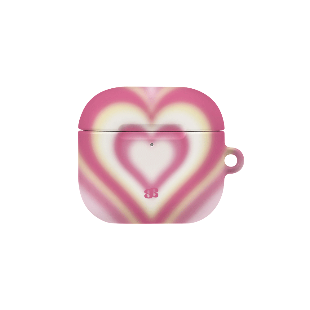 어프어프 선셋 하트 핑크 에어팟/버즈 하드 케이스(earpearp Sunset Heart Pink AirPods/Buds Hard Case) - 2