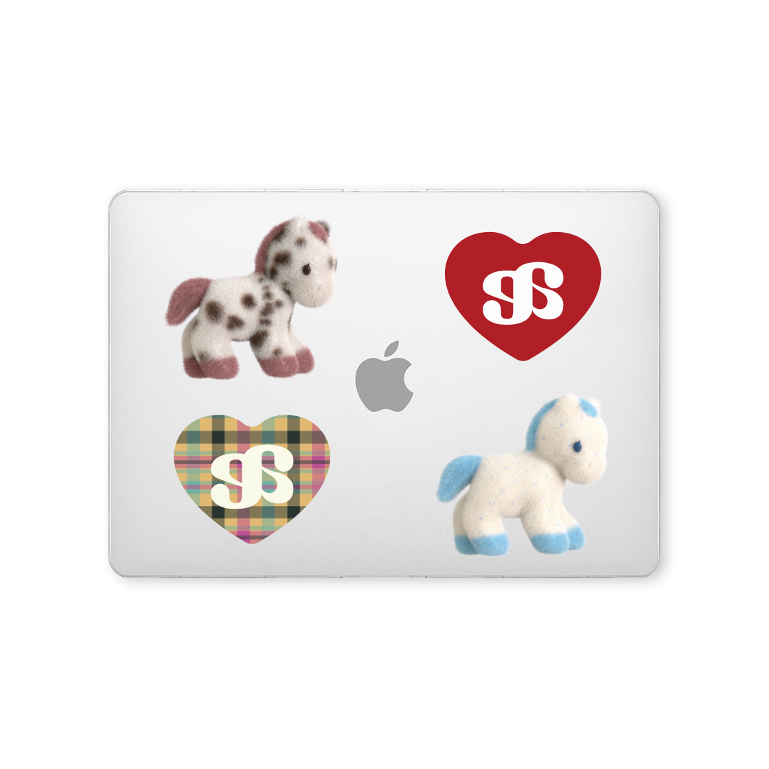 어프어프 믹스 무무 맥북 케이스 클리어(earpearp Mix Moomoo MacBook Case Clear)