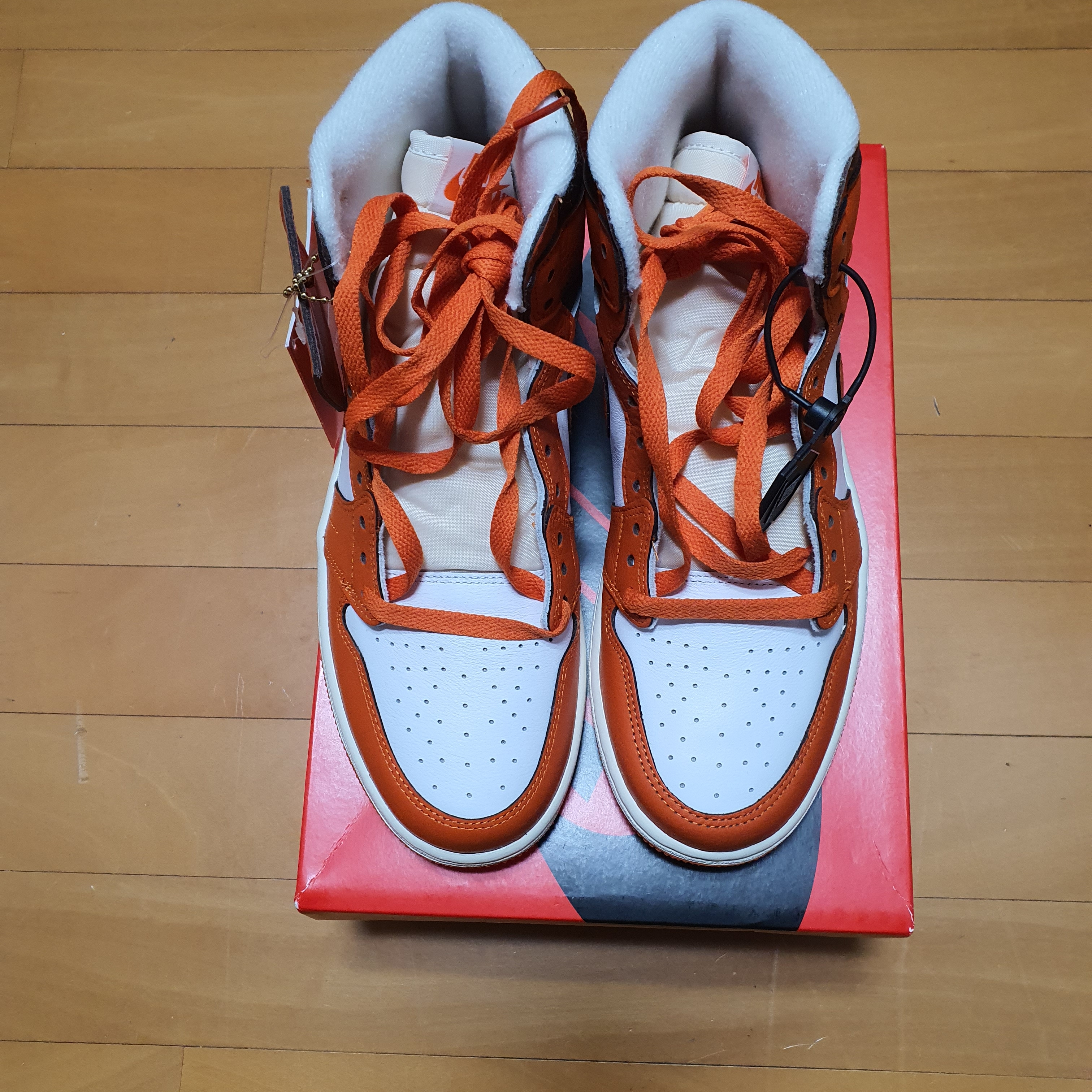 (W) Jordan 1 Retro High OG Starfish 착용 스타일