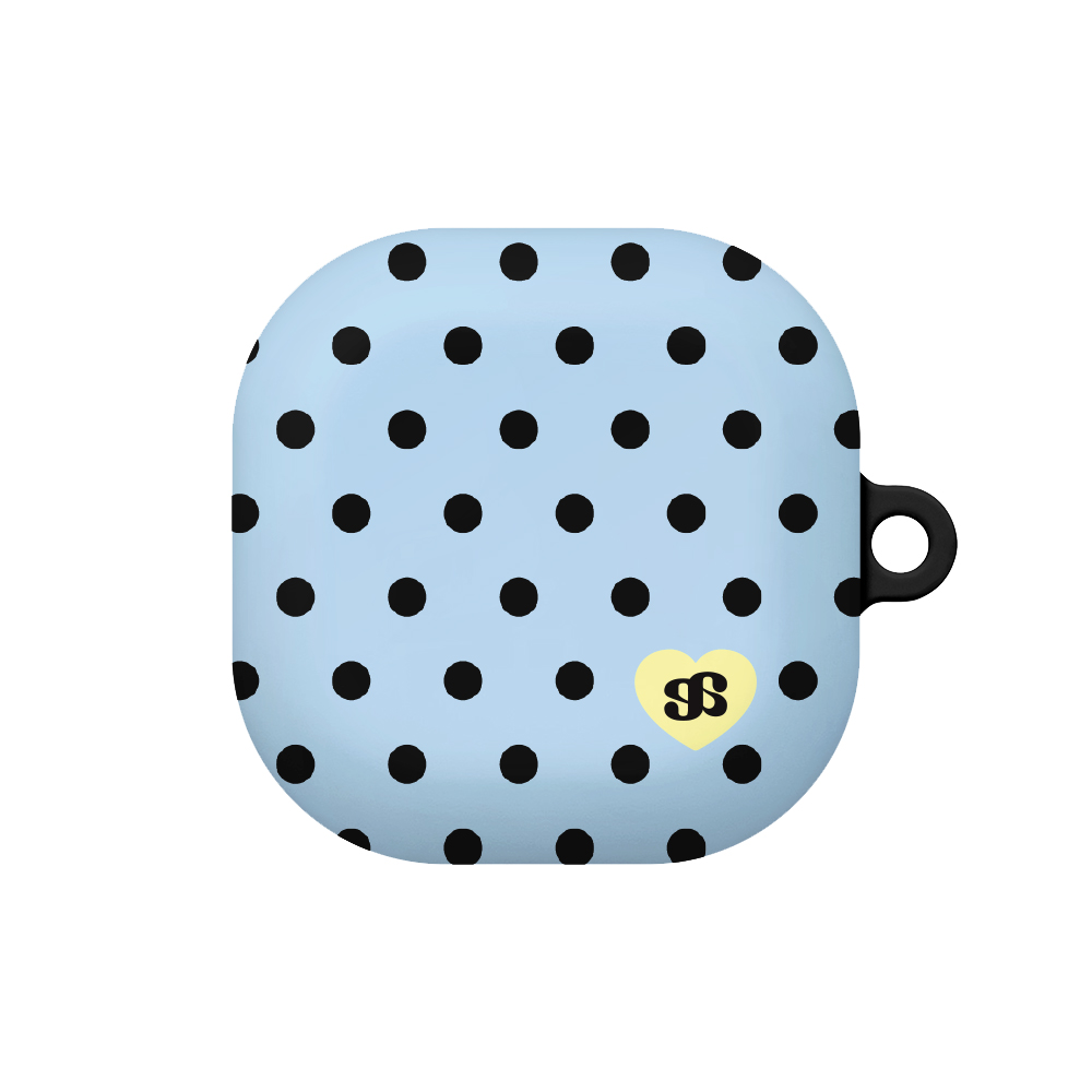 어프어프 베이비 블루 도트 에어팟/버즈 하드 케이스(earpearp Baby Blue Dot AirPods/Buds Hard Case) - 3