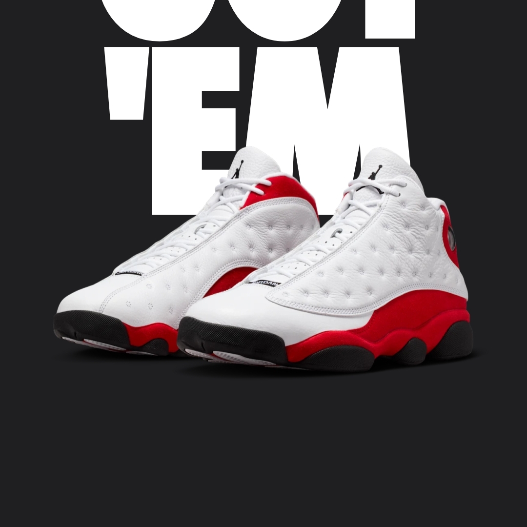 Jordan 13 Retro White and University Red 착용 스타일 - 2