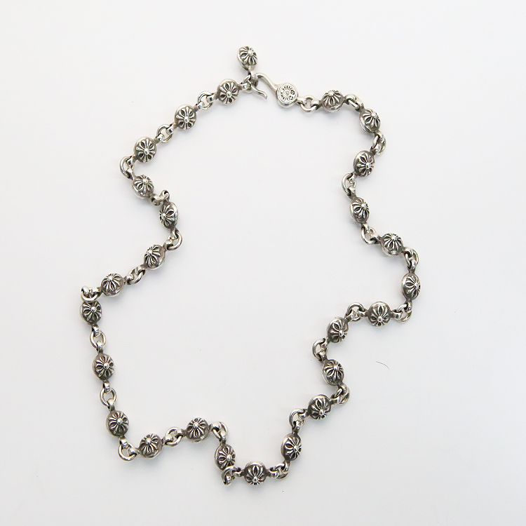 한스룸 크롬하츠 No1 크로스볼 넥클리스 20인치(Hansroom Chrome Hearts No1 Crossball Necklace 20 inch) - 4