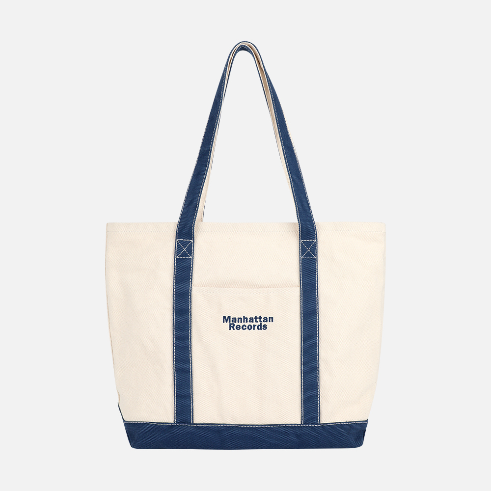 맨하탄 레코즈 캔버스 바이닐 토트 백 - 아이보리(Manhattan Records Canvas Vinyl Tote Bag - Ivory) - 2