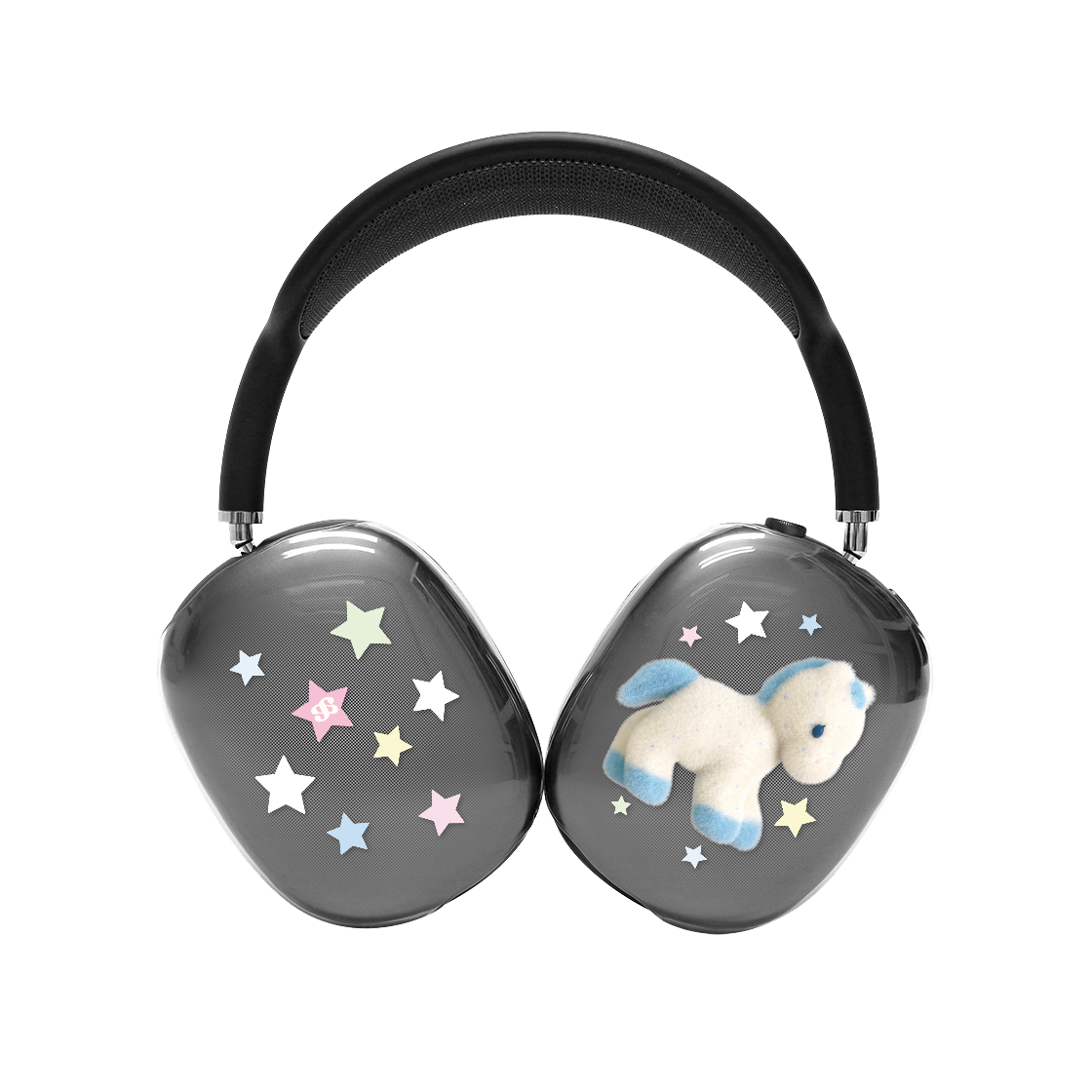 어프어프 바닐라소다 포니 에어팟 맥스 케이스 클리어(earpearp Vanilla Soda Pony AirPods Max Case Clear)