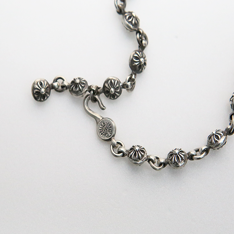 한스룸 크롬하츠 스몰 크로스 No1 크로스 볼 넥클리스 20인치(Hansroom Chrome Hearts SML CRS No1 Cross Ball Necklace 20 Inch) - 5