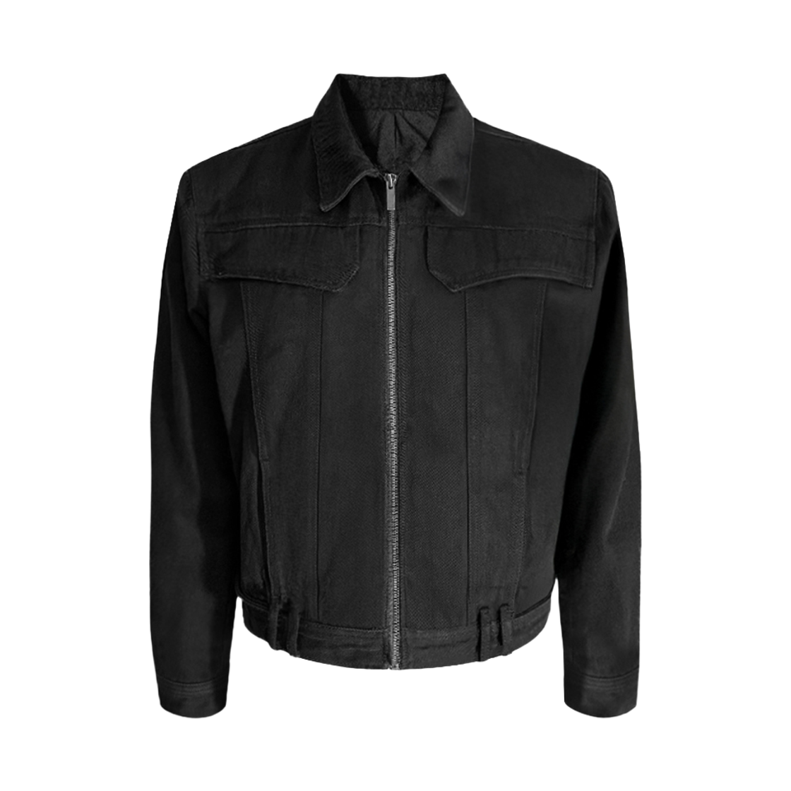 에이엑스커넥션 더블 벨트 룹스 워싱 데님 트러커 자켓(AX CONNECTION Double Belt Loops Washed Denim Trucker Jacket)