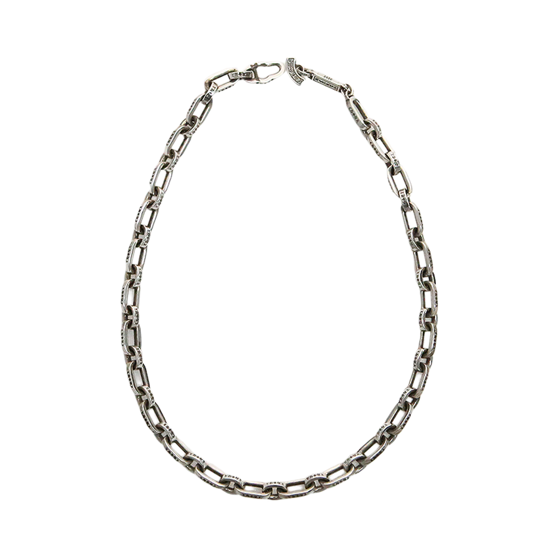 한스룸 크롬하츠 페이퍼 E 체인 넥클리스 18 인(Hansroom Chrome Hearts Paper E Chain Necklace 18 Inch) - 1