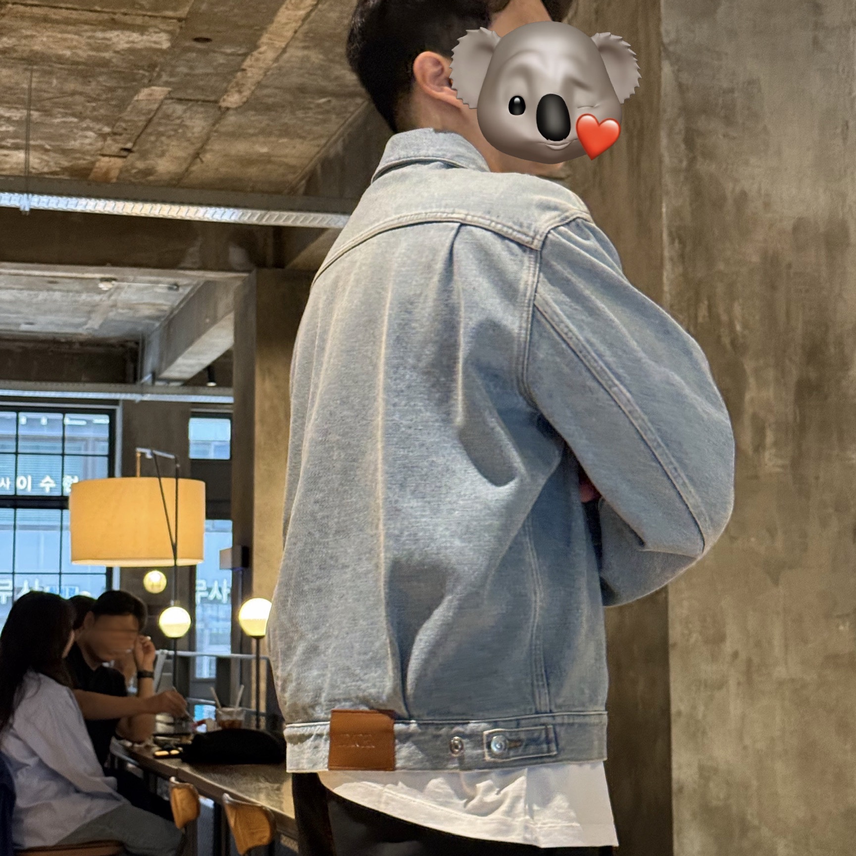 Dior Mkii Jacket Light Blue Twill 착용 스타일