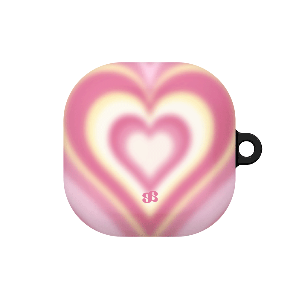 어프어프 선셋 하트 핑크 에어팟/버즈 하드 케이스(earpearp Sunset Heart Pink AirPods/Buds Hard Case) - 3