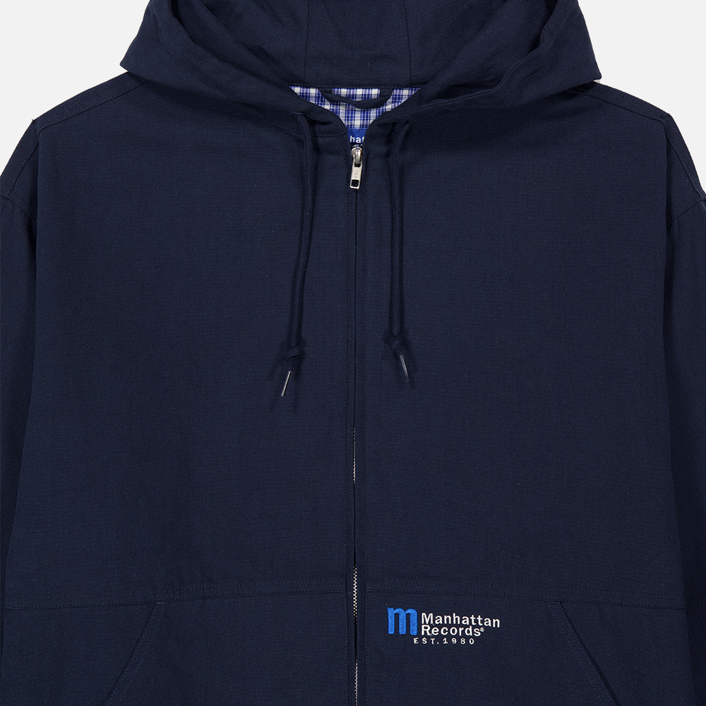 맨하탄 레코즈 캔버스 워크 자켓 - 네이비(Manhattan Records Canvas Work Jacket - Navy) - 4