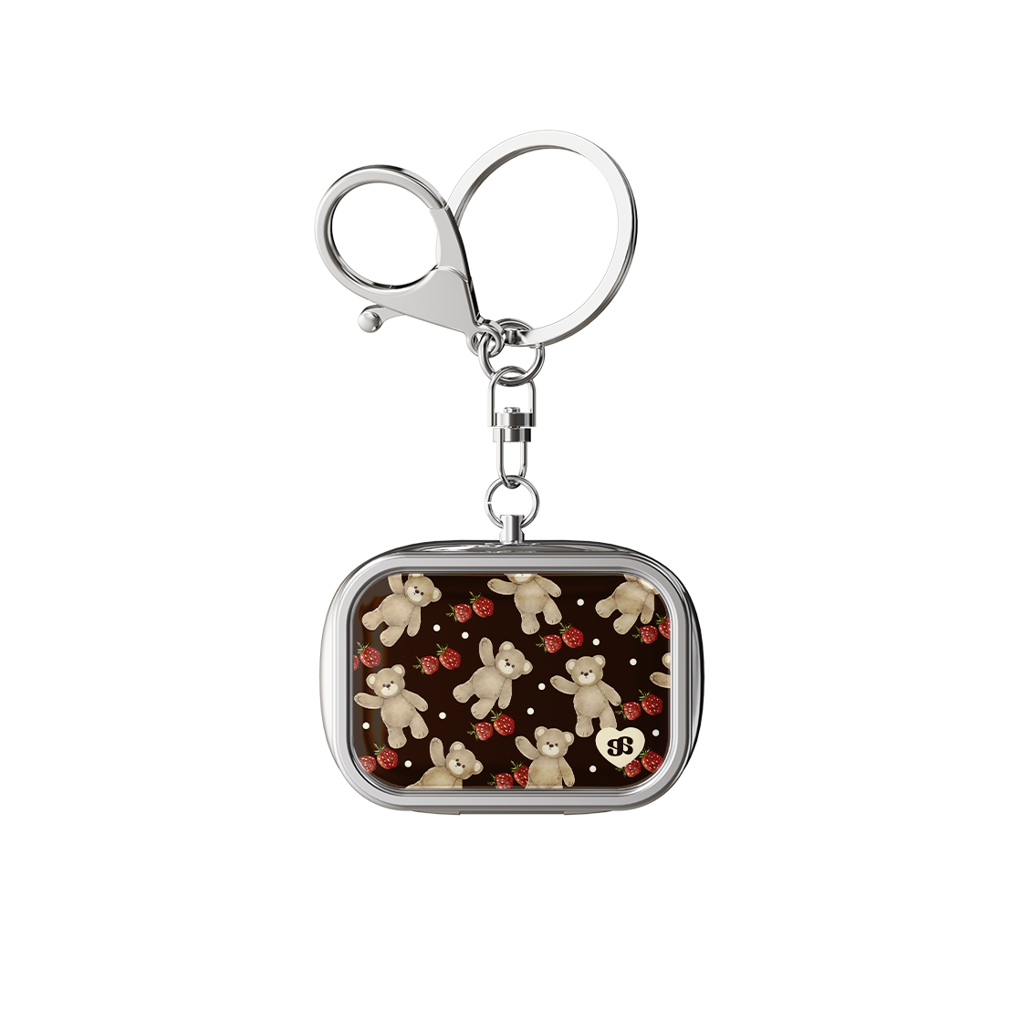 어프어프 디어마이베어 틴케이스 키링(earpearp Dear My Bear Tin Case Keyring)