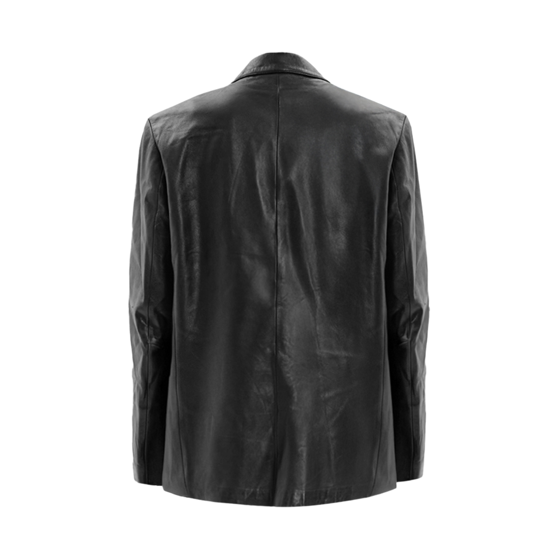 에이엑스커넥션 워시드 텍스쳐 레더 블레이저(AX CONNECTION Washed Texture Leather Blazer) - 2