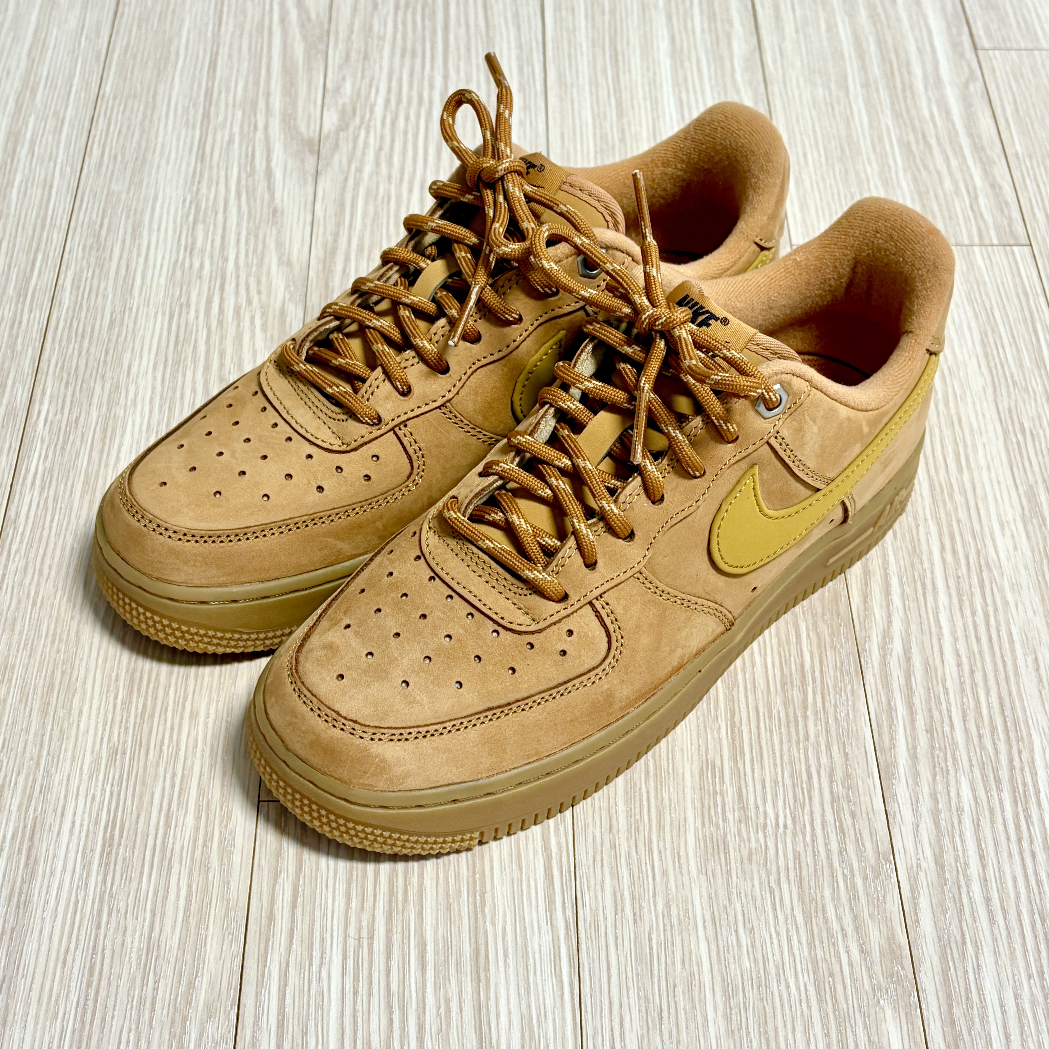 (W) Nike Air Force 1 '07 WB Flax Wheat 착용 스타일