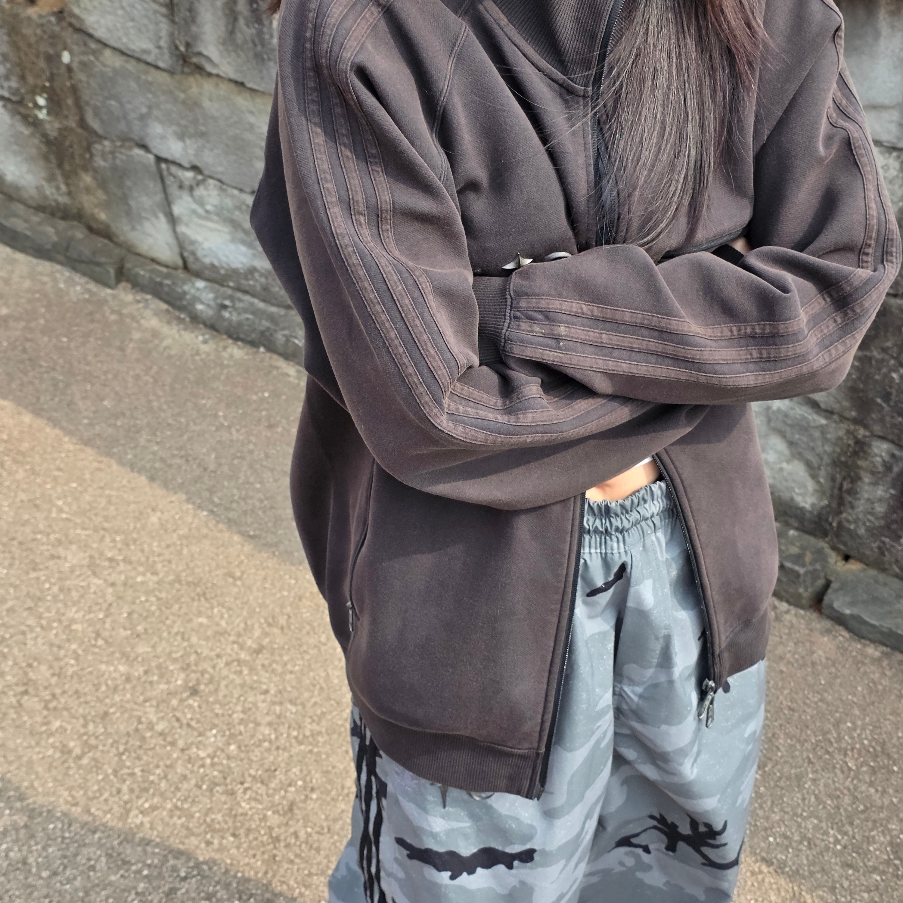 Adidas x Thug Club Track Top Black - KR Sizing, Adidas x Thug Club Track Pant Black Cream White - KR Sizing 착용 스타일 - 1