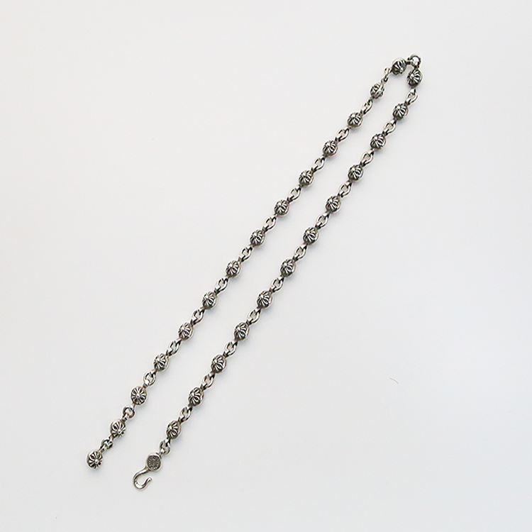 한스룸 크롬하츠 No1 크로스볼 넥클리스 20인치(Hansroom Chrome Hearts No1 Crossball Necklace 20 inch) - 2