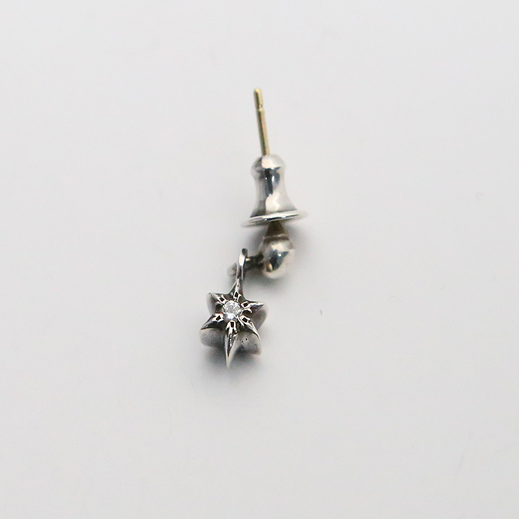 한스룸 크롬하츠 스타 드롭 이어링 다이아몬드(Hansroom Chrome Hearts Star Drop Earring Diamond) - 2