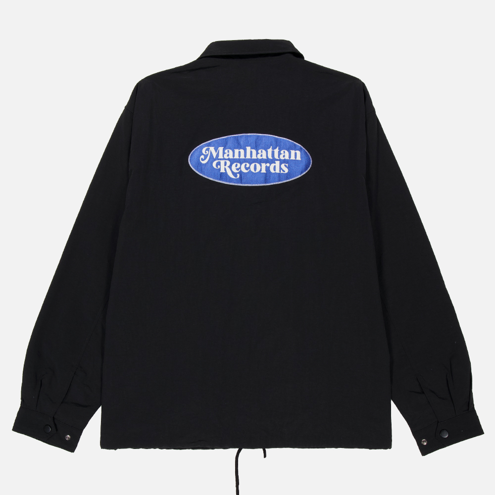 맨하탄 레코즈 팀 코치 자켓 - 블랙(Manhattan Records Team Coach Jacket - Black) - 3