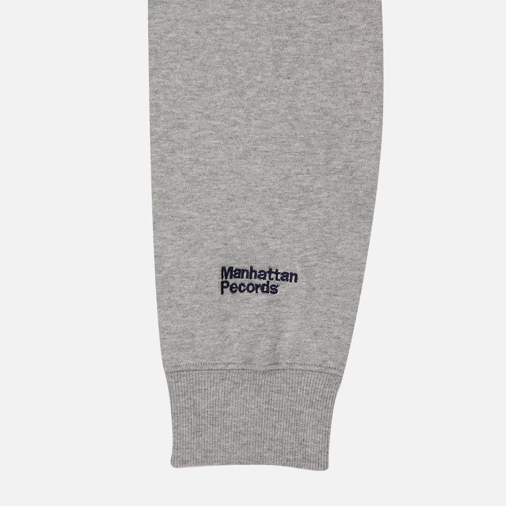 맨하탄 레코즈 로고 크루넥 - 그레이(Manhattan Records Logo Crew Neck - Grey) - 5