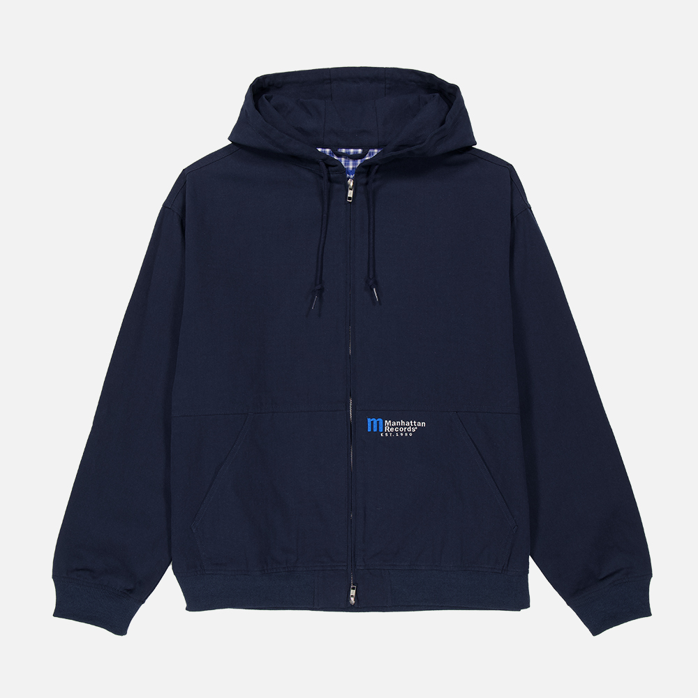 맨하탄 레코즈 캔버스 워크 자켓 - 네이비(Manhattan Records Canvas Work Jacket - Navy) - 2