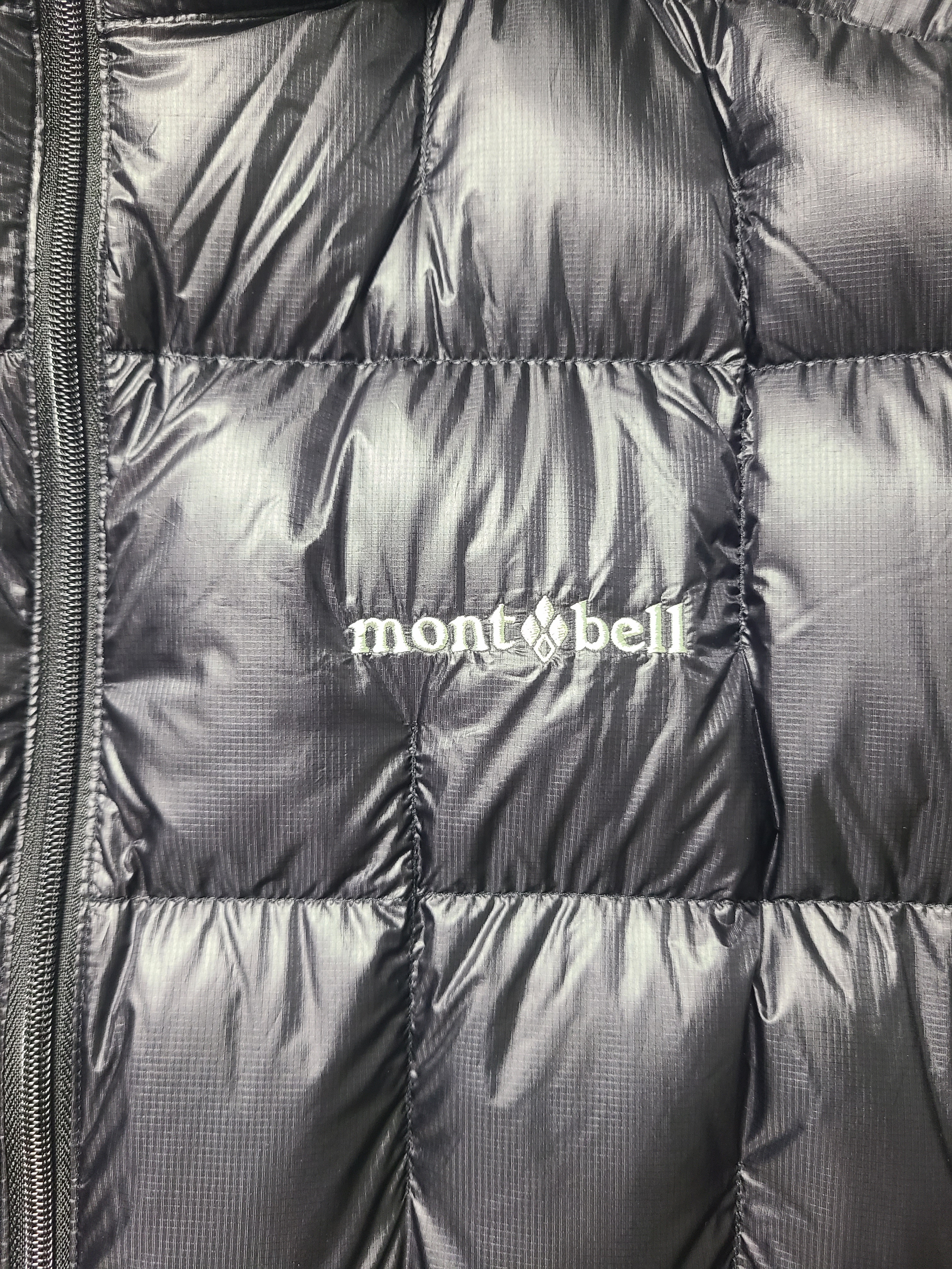 Montbell Plasma 1000 Alpine Down Parka Black, Polyteru 1011 Western Boro Pants Khaki Gray 착용 스타일 - 5