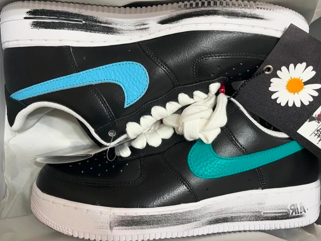 Nike x Peaceminusone Air Force 1 Low Para-Noise 3.0 Black and Multicolor 착용 스타일
