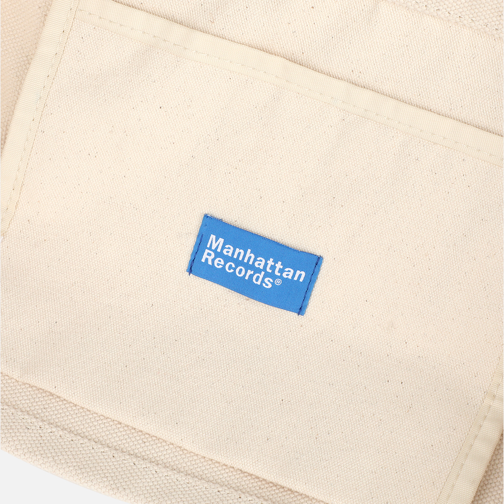 맨하탄 레코즈 캔버스 바이닐 토트 백 - 아이보리(Manhattan Records Canvas Vinyl Tote Bag - Ivory) - 5