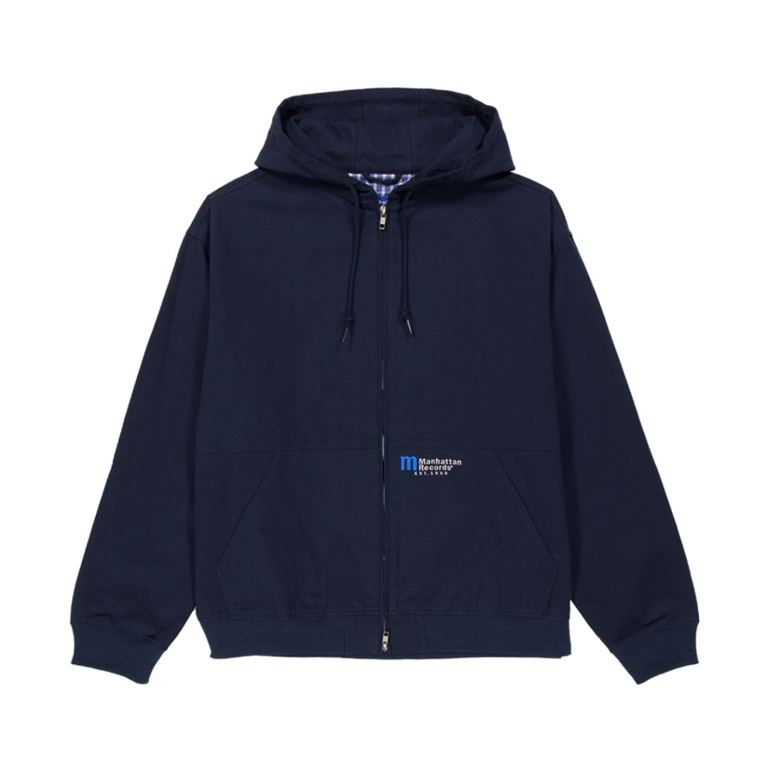 맨하탄 레코즈 캔버스 워크 자켓 - 네이비