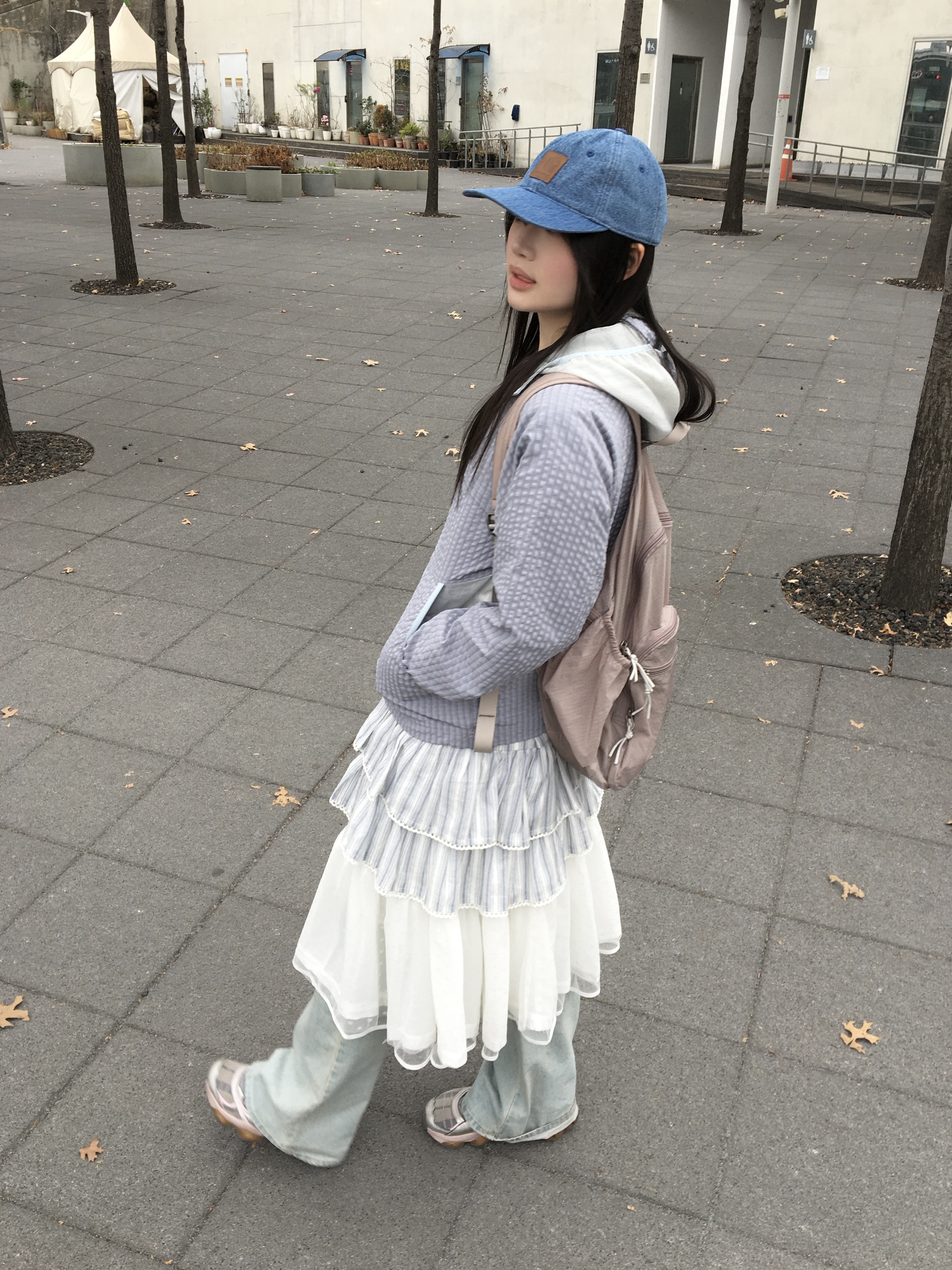 Carhartt WIP Nash Cap Blue Stone Washed, Carhartt WIP Lincoln Cap Blue Bleached 착용 스타일 - 1