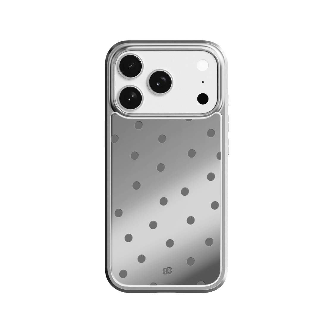 어프어프 미니 도트 미러 케이스 실버(earpearp Mini Dot Mirror Bumper Case - Silver)